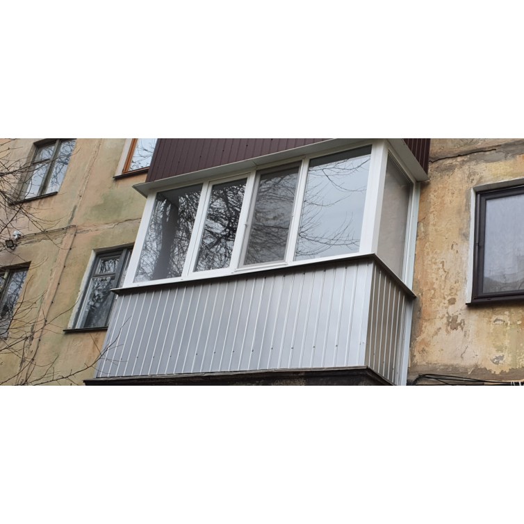 Внешняя отделка балкона сайдингом по низкой цене и АКЦИИ в Москве на сайте - ремонты-бмв.рф