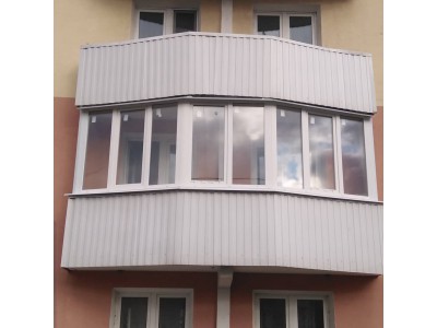 Расширение балкона | Увеличение балкона | Обшивка балкона