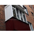Наружная обшивка балкона + Окна + Крыша