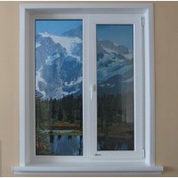 Rehau 70 пятикамерное металлоплатстиковое окно с 2-х камерным стеклопакетом