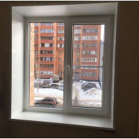 Металлопластиковое окно Veka Euroline (3-х кам. 58 мм.) Maco 4-12-4-8-4i