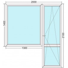 Балконний блок Steko S400 (4-16-4) Axor