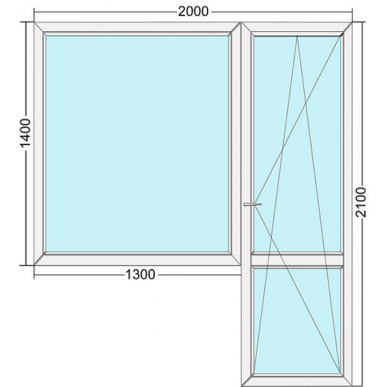 Балконный блок WDS 7 Series (4-10-4-10-4) Siegenia Titan AF